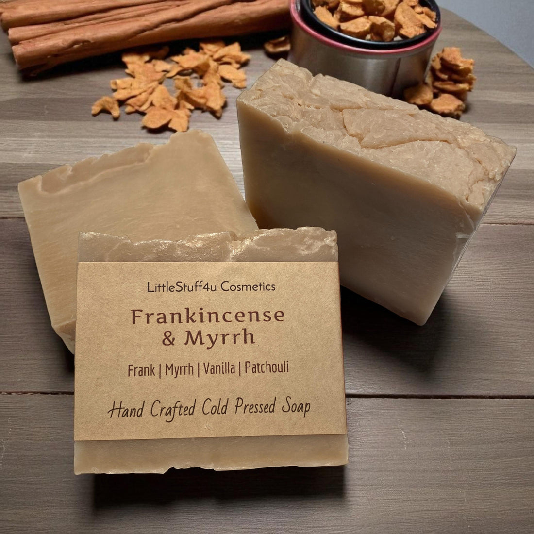 FRANKINCENSE &amp; MYRRH Natural Soap Bar