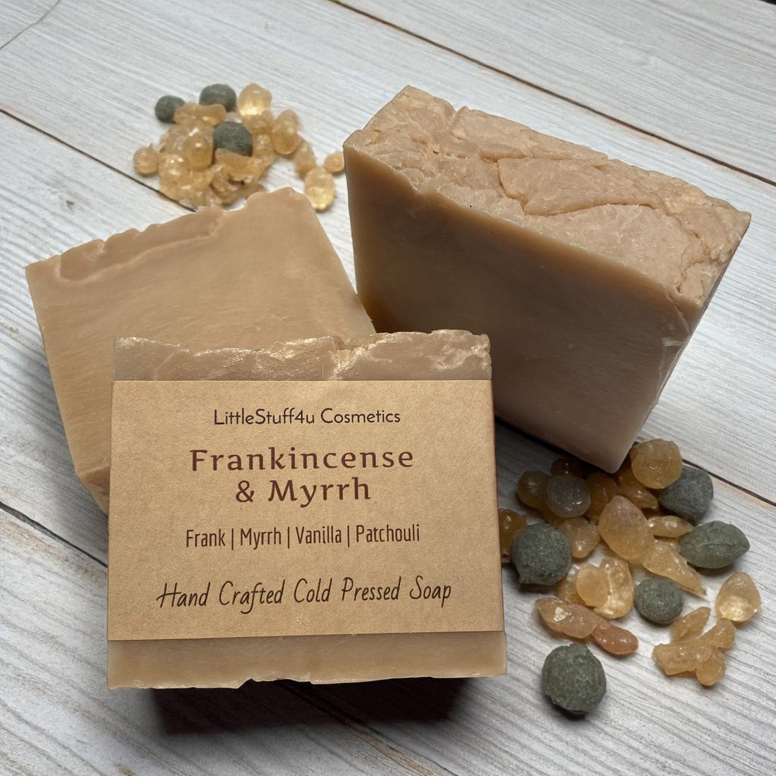 FRANKINCENSE &amp; MYRRH Natural Soap Bar