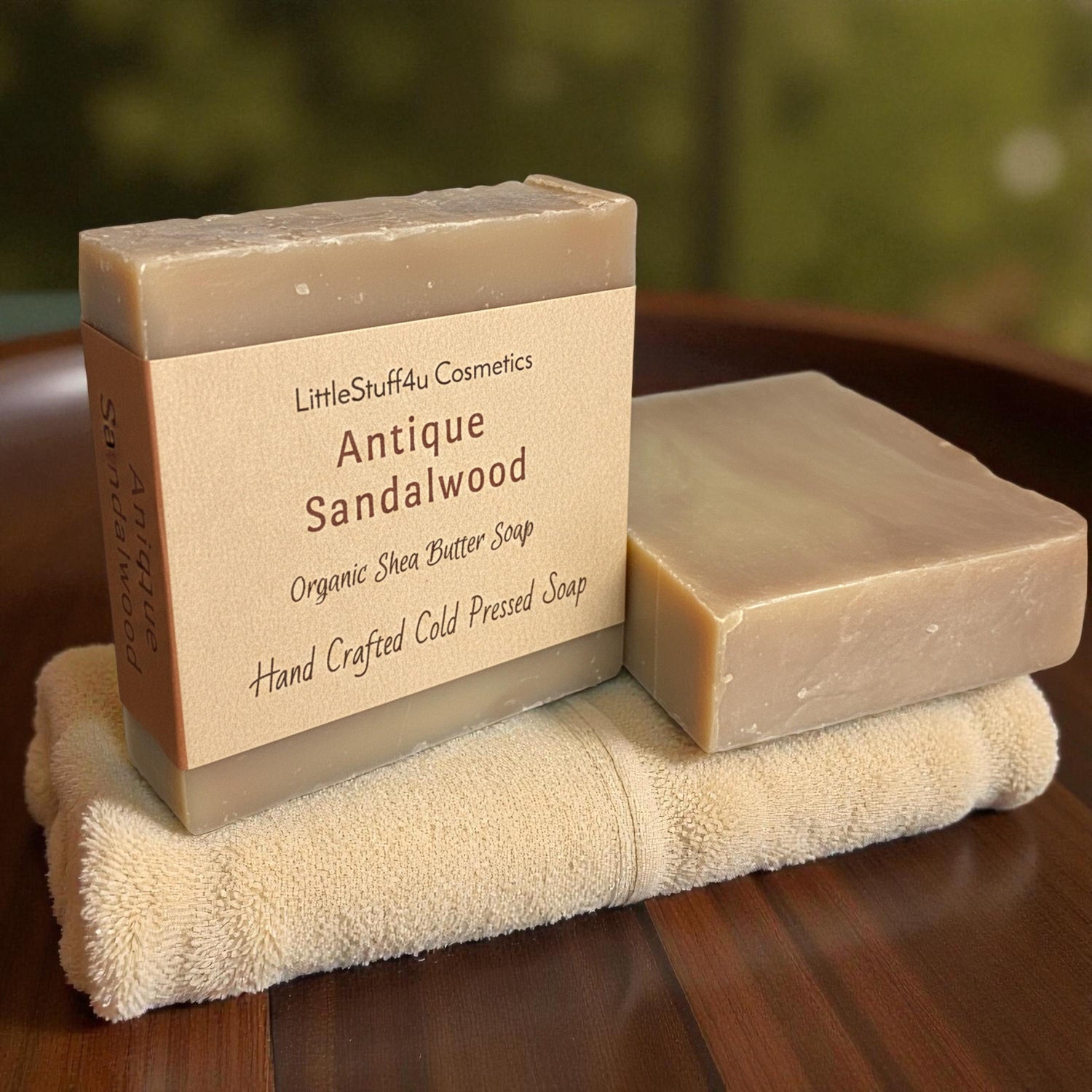 ANTIQUE SANDALWOOD Natural Shea Butter Soap Bar