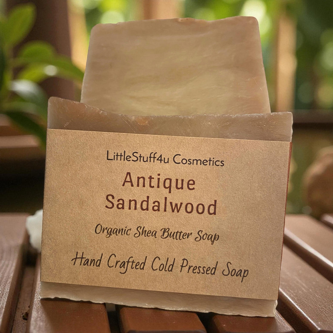 ANTIQUE SANDALWOOD Natural Shea Butter Soap Bar