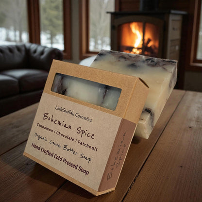 BOHEMIAN SPICE Natural Soap Bar | Cinnamon Chocolate Patchouli
