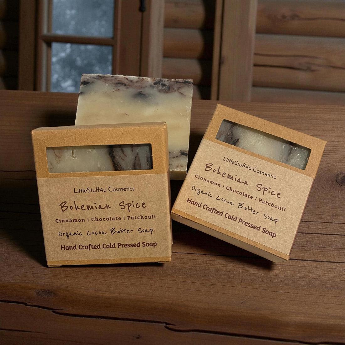 BOHEMIAN SPICE Natural Soap Bar | Cinnamon Chocolate Patchouli