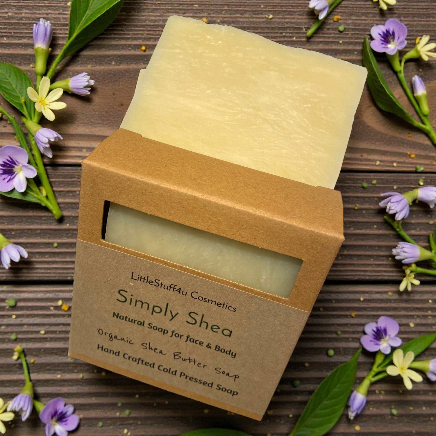SIMPLY SHEA Natural Soap Bar | Vegan Face &amp; Body Soap
