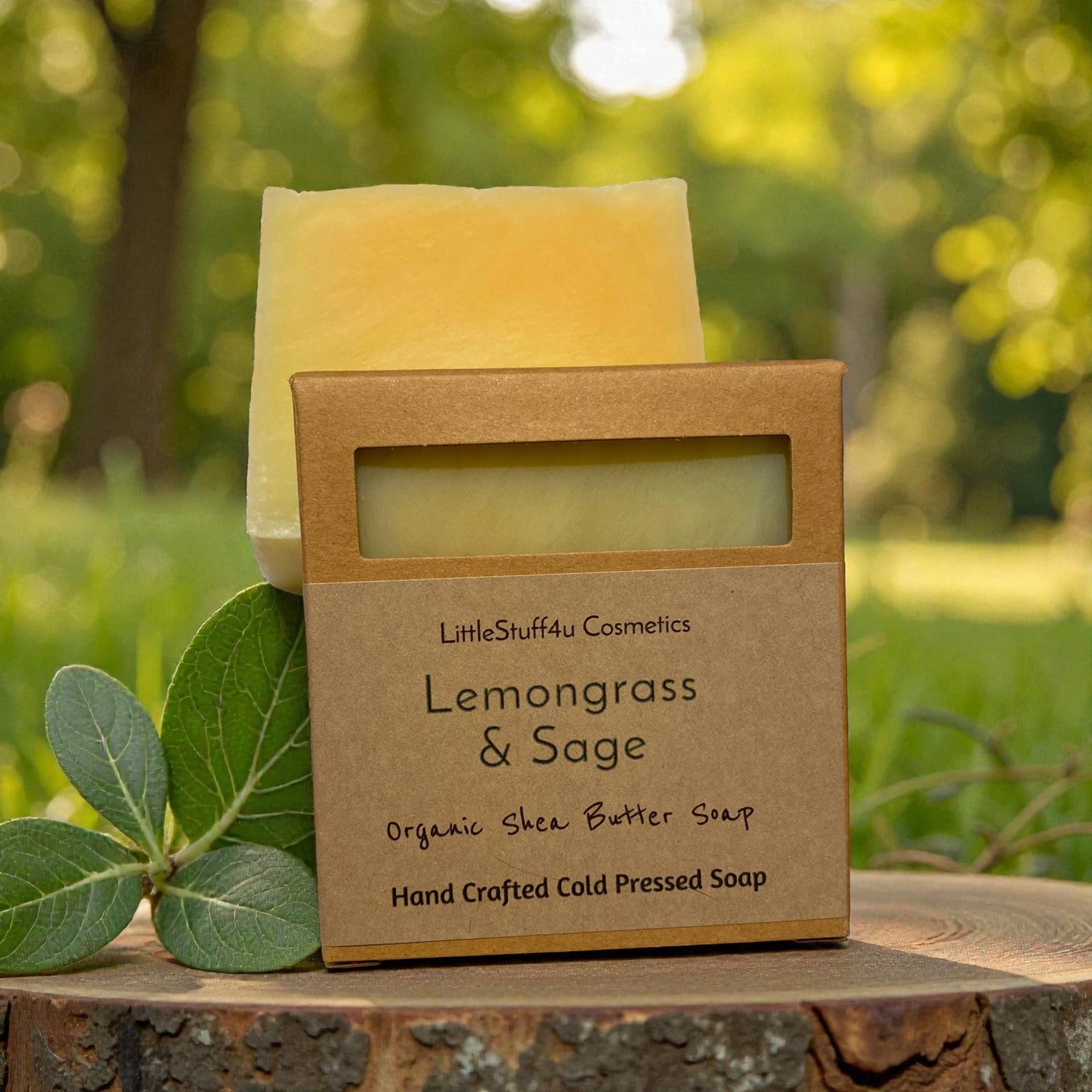 LEMONGRASS &amp; SAGE Natural Soap Bar