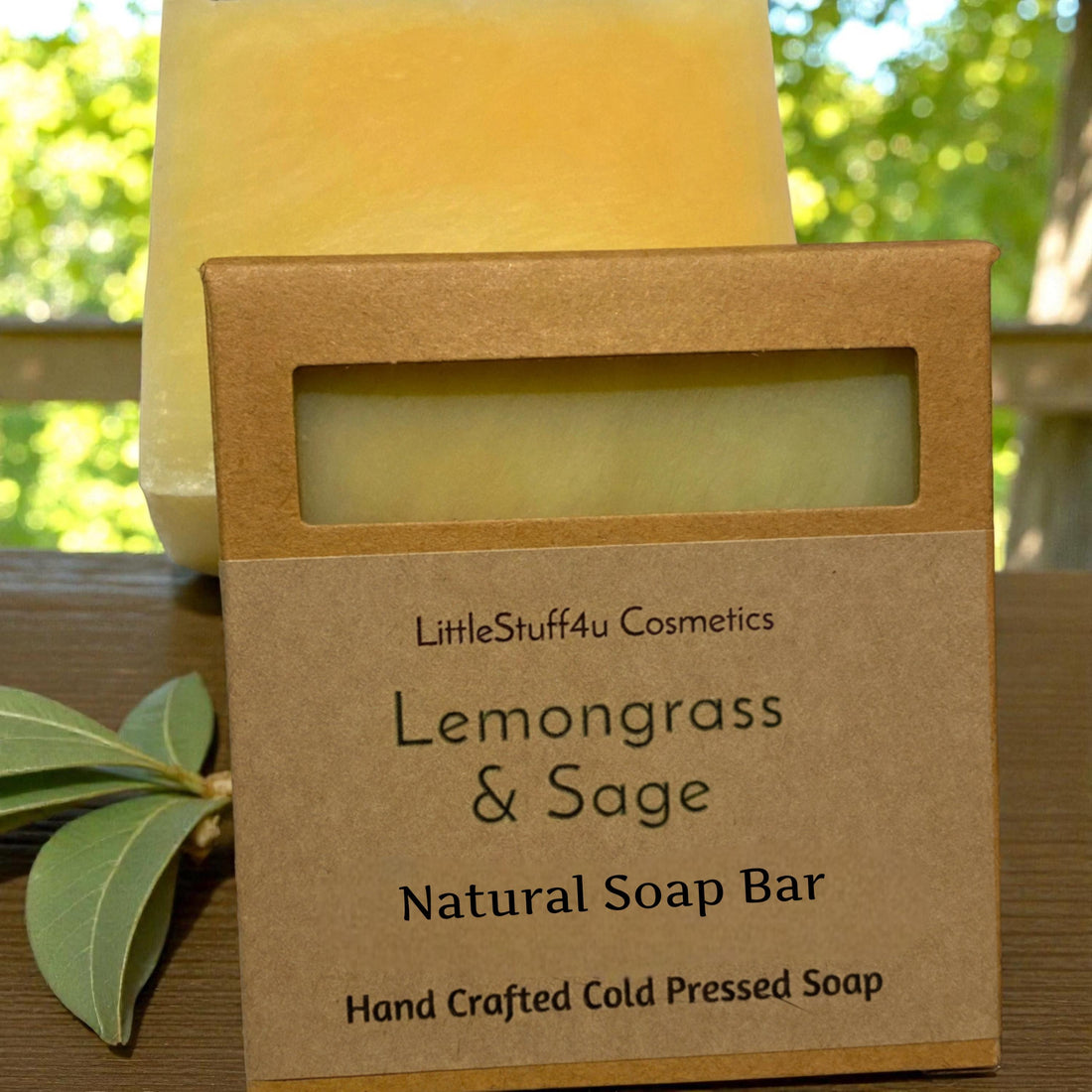 LEMONGRASS &amp; SAGE Natural Soap Bar