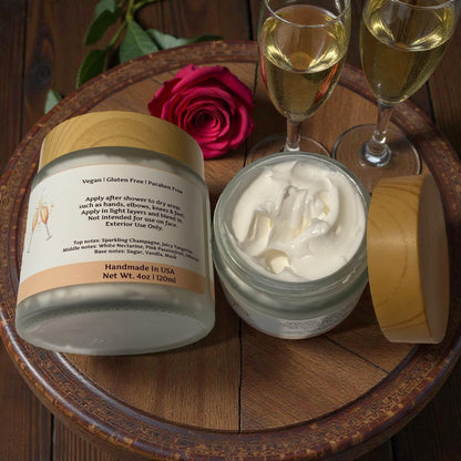 Champagne Kisses Natural Body Butter or Body Spray | Valentines Day