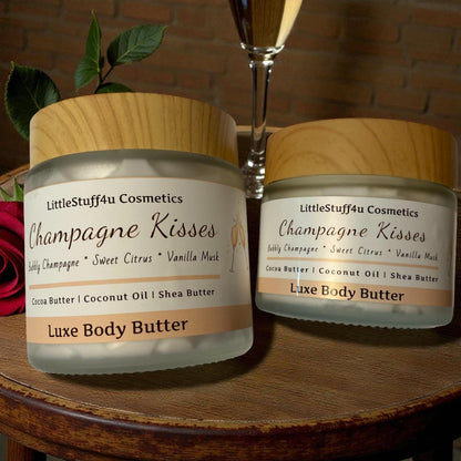 Champagne Kisses Natural Body Butter or Body Spray | Valentines Day