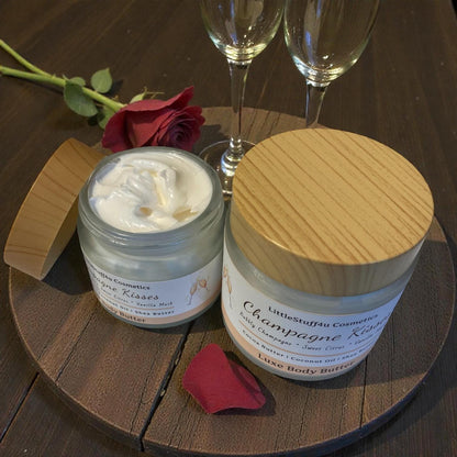 Champagne Kisses Natural Body Butter or Body Spray | Valentines Day