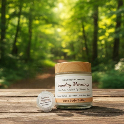 SUNDAY MORNINGS | Natural Body Butter | Glass Jars