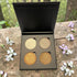 MOLTEN STONES Mineral Eye Shadow Quad Palette | Eco Friendly Paperboard Case