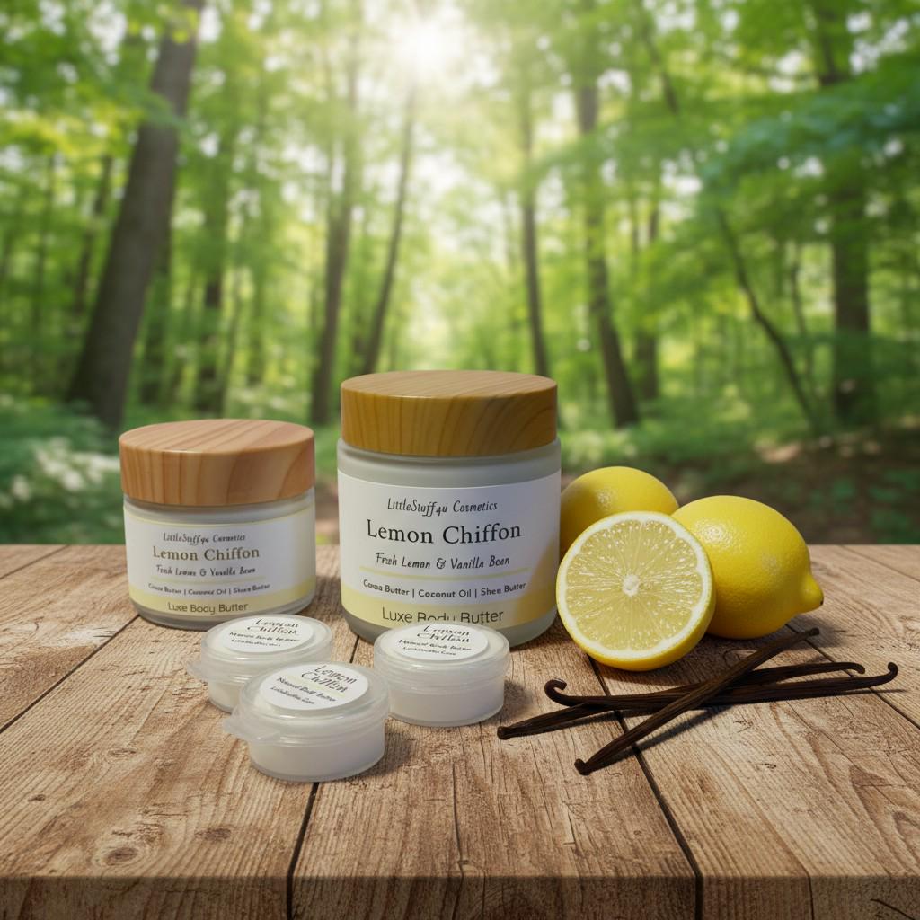 Lemon | Natural Body Butter | Glass Jars