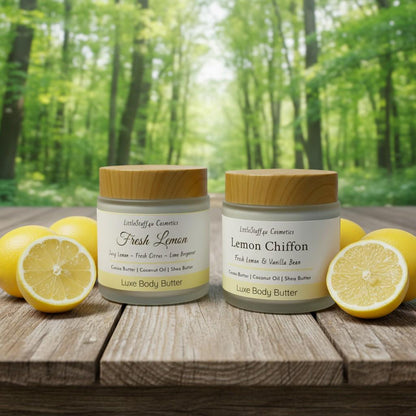 Lemon | Natural Body Butter | Glass Jars