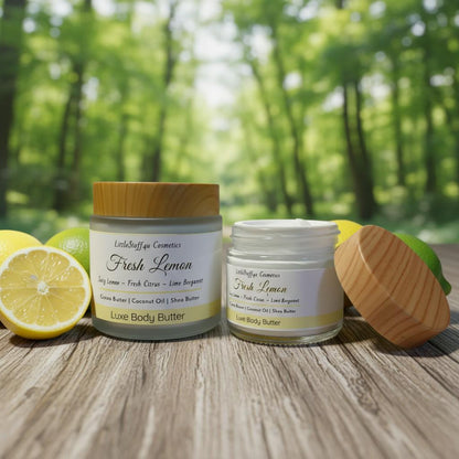 Lemon | Natural Body Butter | Glass Jars