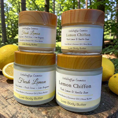 Lemon | Natural Body Butter | Glass Jars