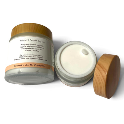 BEACH BUM | Natural Body Butter | Glass Jars