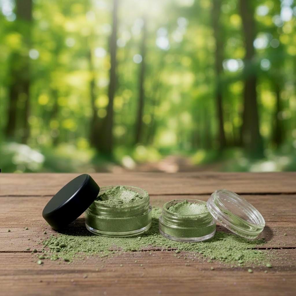 JADED MOSS Natural Mineral Eye Shadow | Gluten Free Vegan Makeup