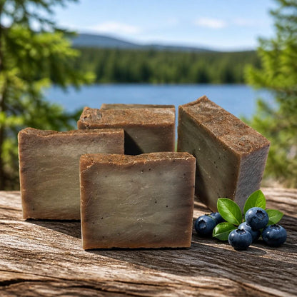 Natural Soap Bar | BLUEBERRY MUFFIN Exfoliating Scrub