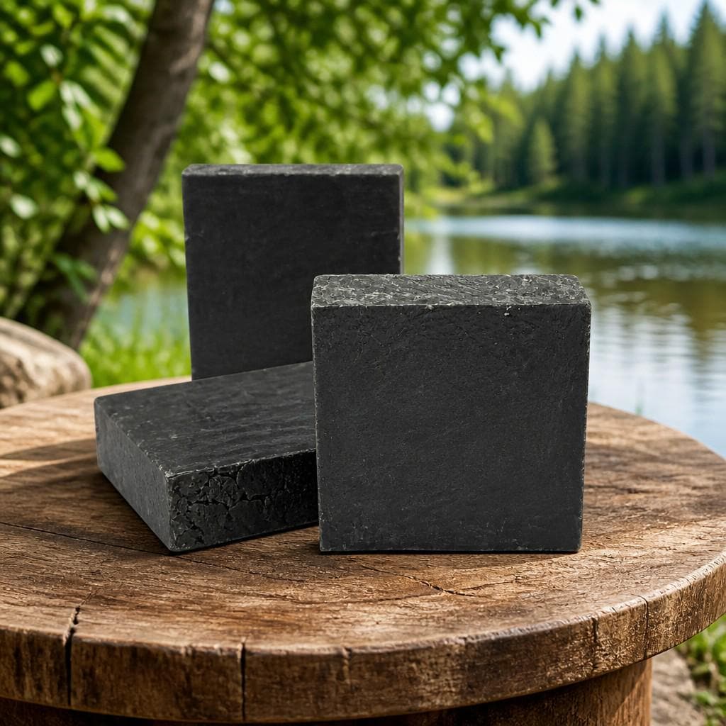 TEA TREE &amp; PEPPERMINT Natural Soap Bar | Activated Charcoal
