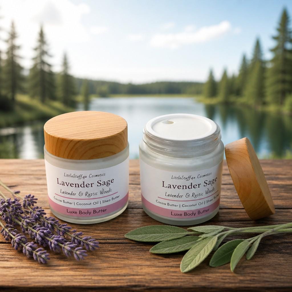 Natural Body Butter | Lavender &amp; Sage