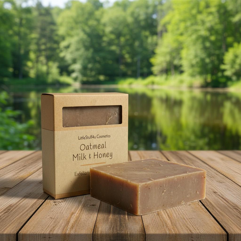 Natural Soap Bar | Oatmeal Goat Milk &amp; Honey