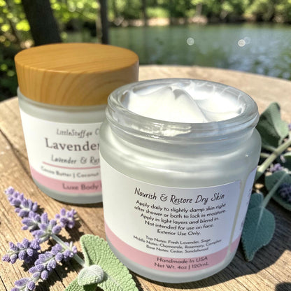 Natural Body Butter | Lavender &amp; Sage