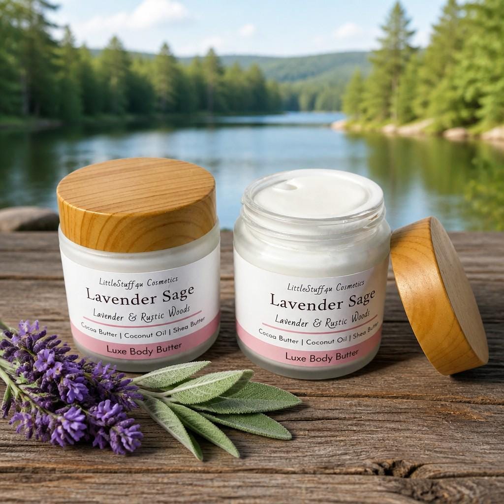 Natural Body Butter | Lavender &amp; Sage