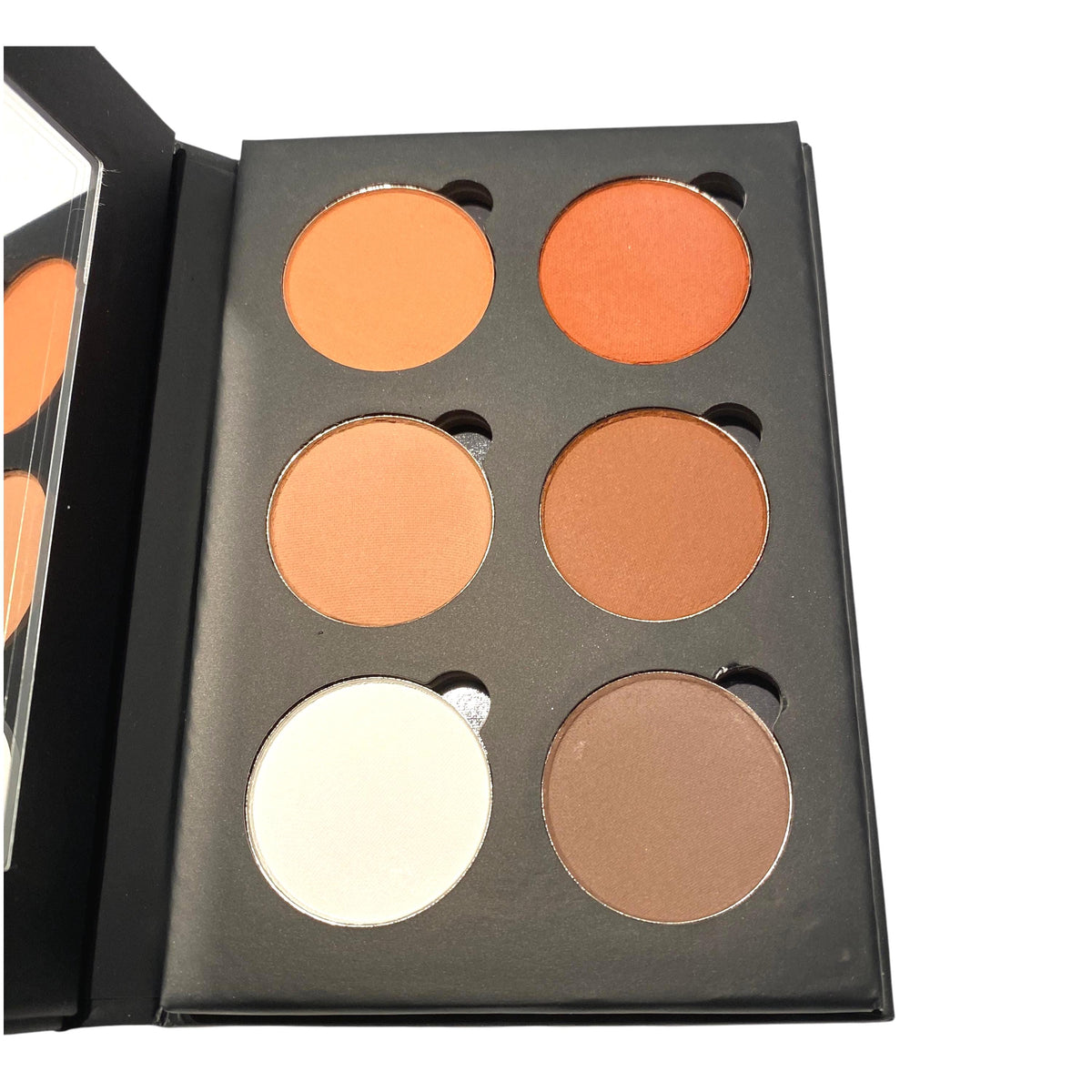 6 Shades Pressed Eye Shadow Black Palette | CACTUS CANYON