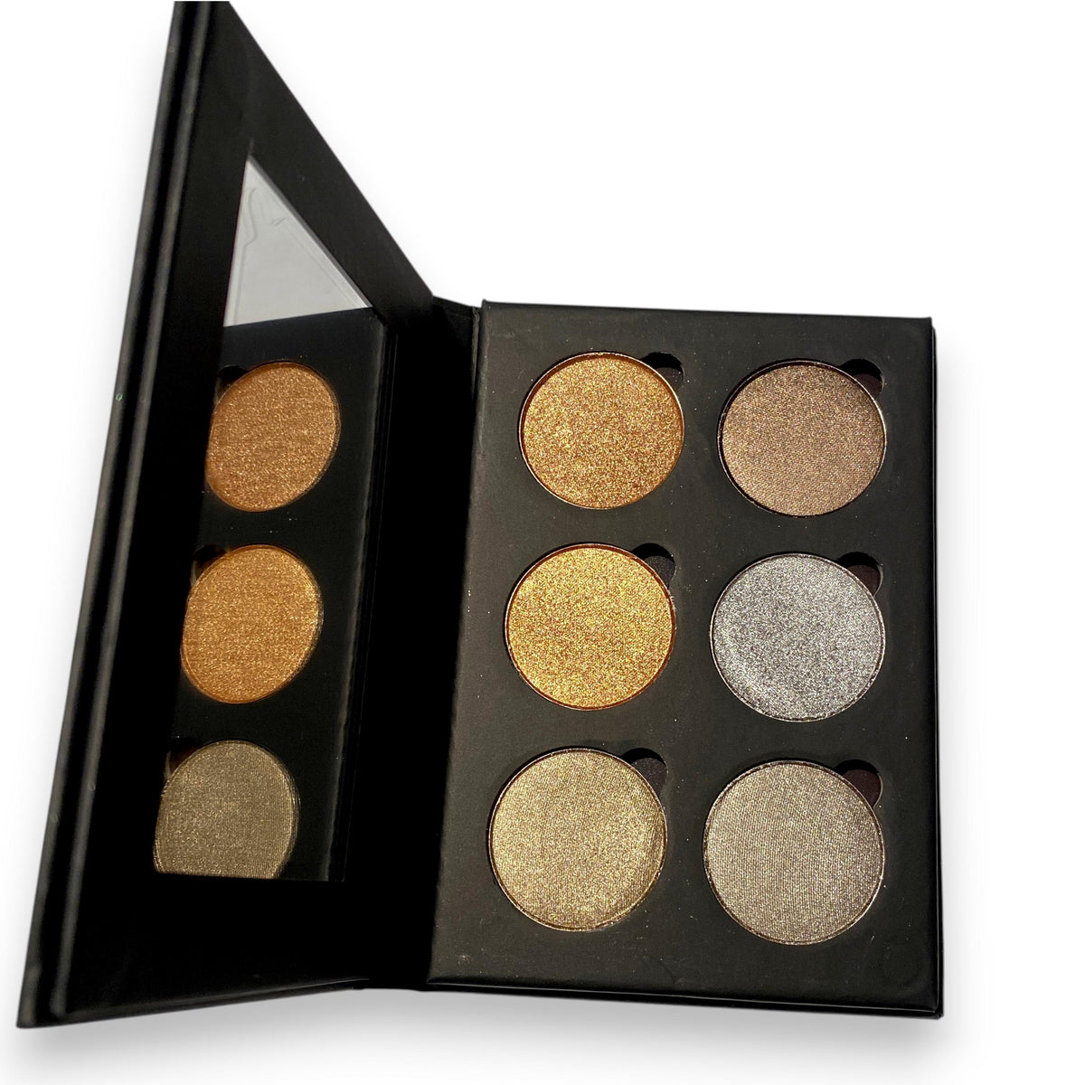 AUTUMN EMBERS 6 Shades Pressed Eye Shadow Black Palette