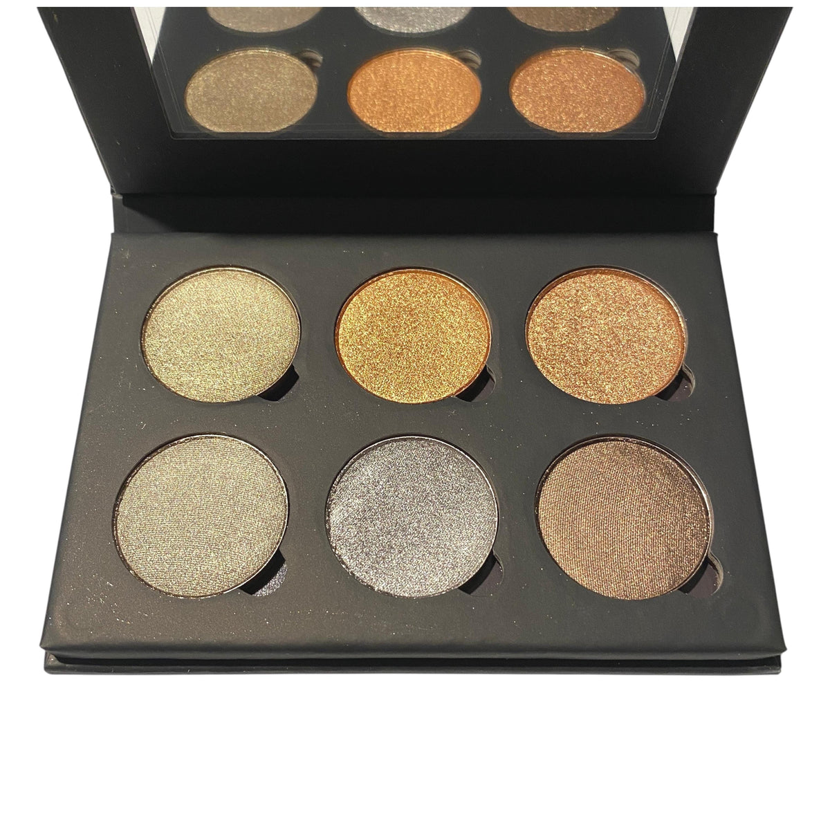 AUTUMN EMBERS 6 Shades Pressed Eye Shadow Black Palette
