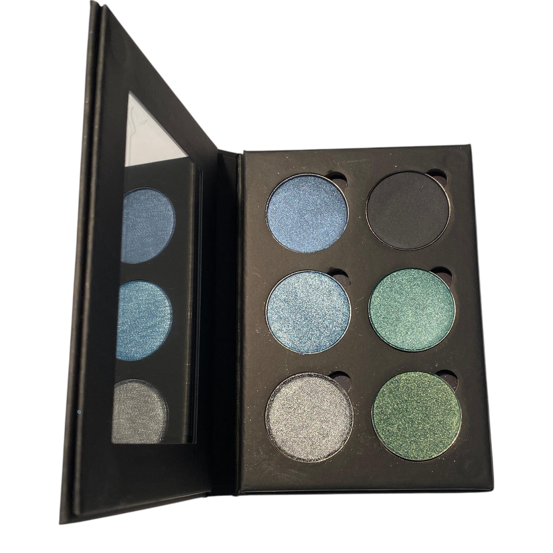 STORMY RIVER 6 Shades Pressed Eye Shadow Black Palette