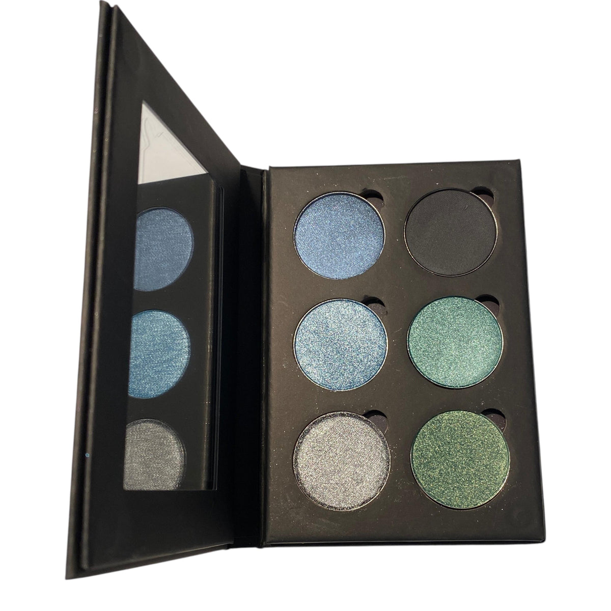 STORMY RIVER 6 Shades Pressed Eye Shadow Black Palette