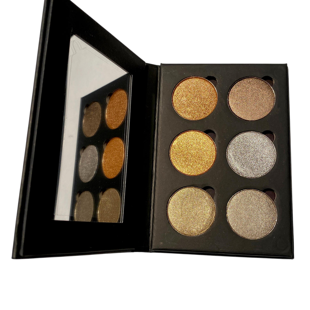 AUTUMN EMBERS 6 Shades Pressed Eye Shadow Black Palette
