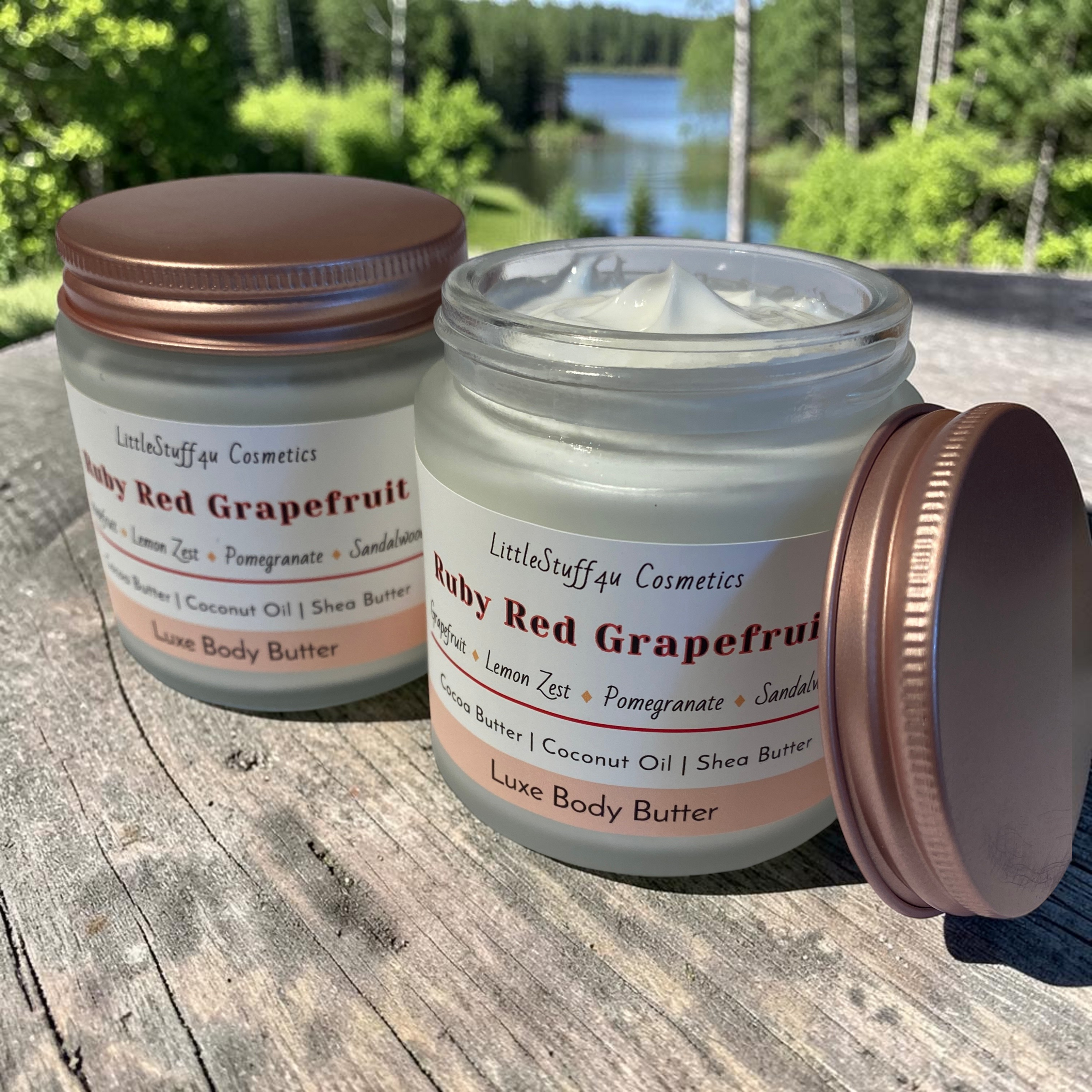 Natural Body Butter | Ruby Red Grapefruit