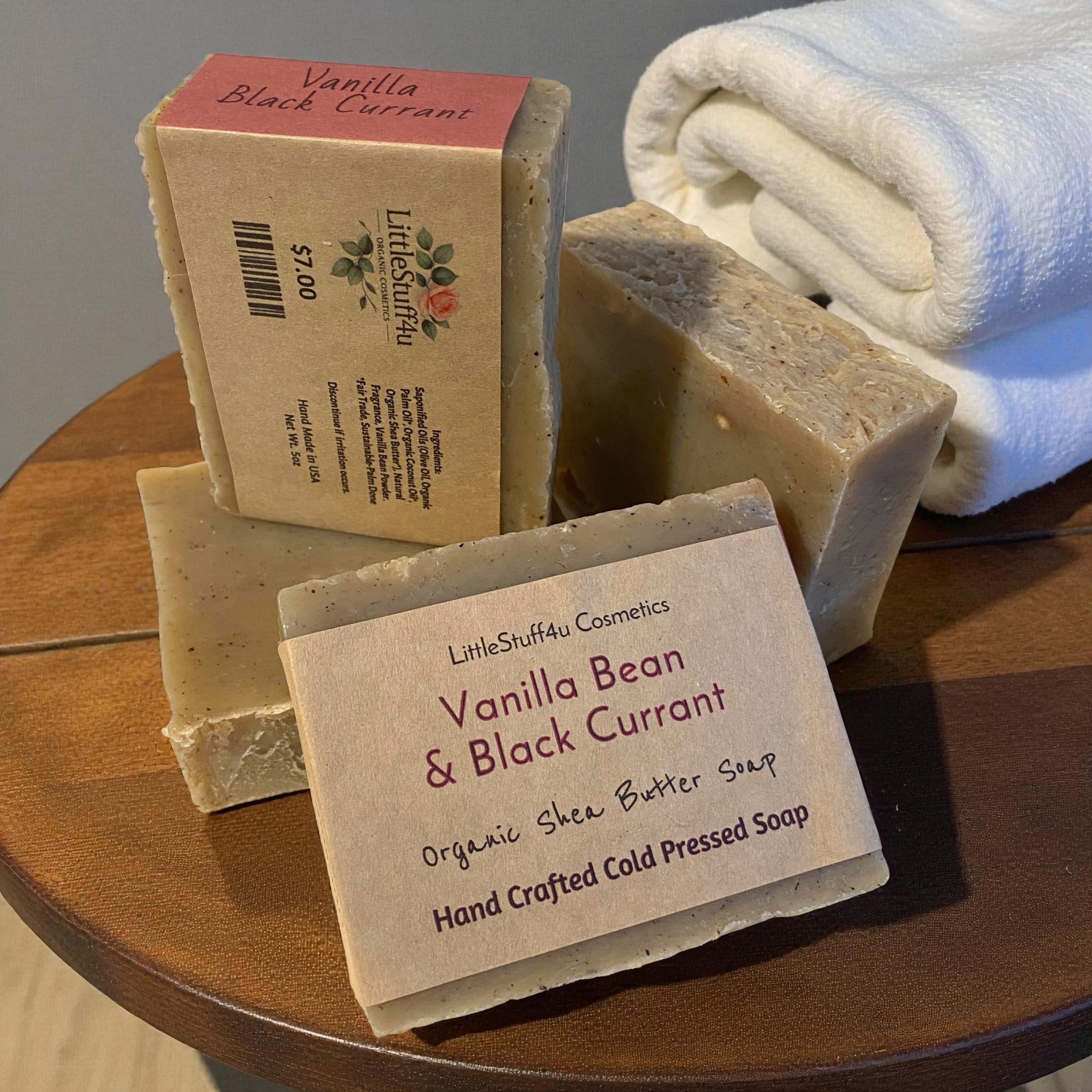 Natural Soap Bar | Vanilla Black Currant
