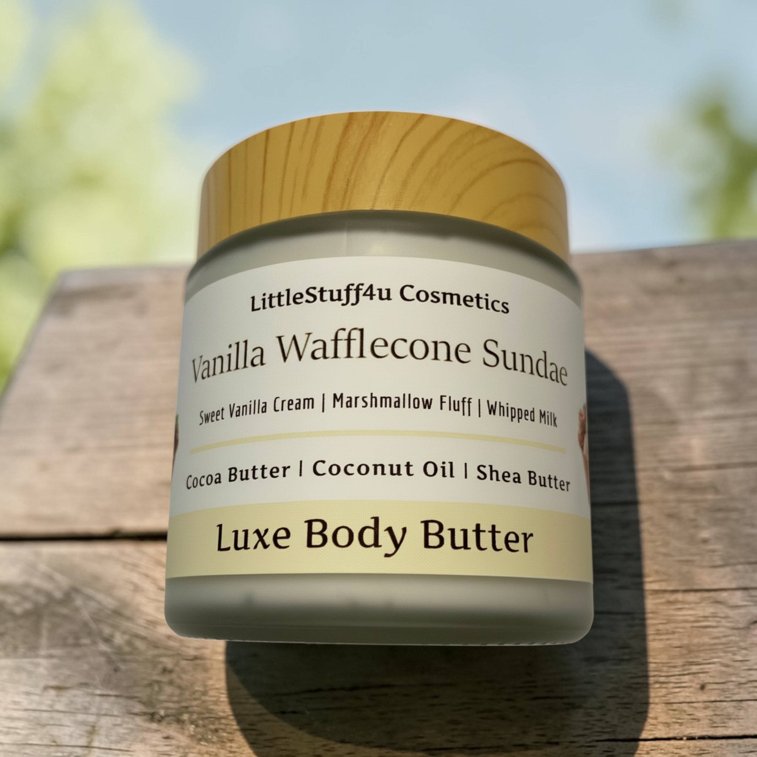 Natural Body Butter | Vanilla Waffle Cone