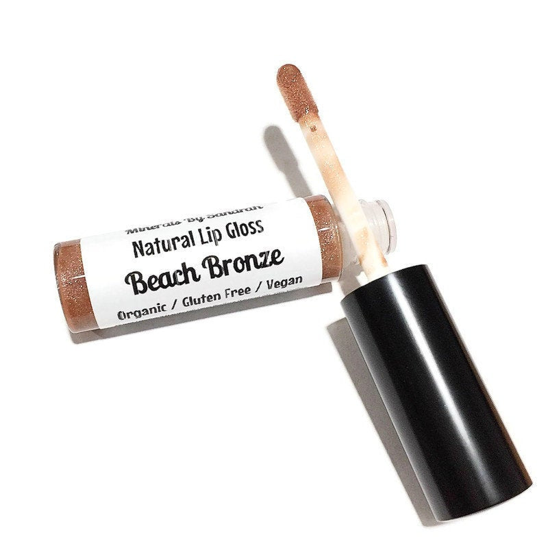 Organic Lip Gloss - Beach Bronze