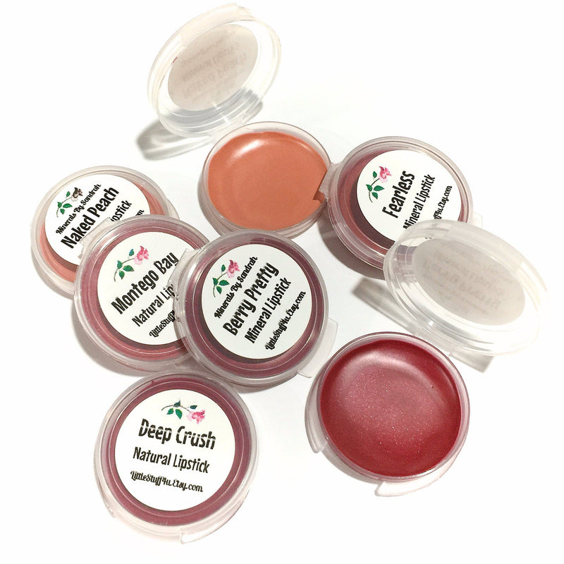Shea Butter Lipstick Samples - LittleStuff4u Minerals