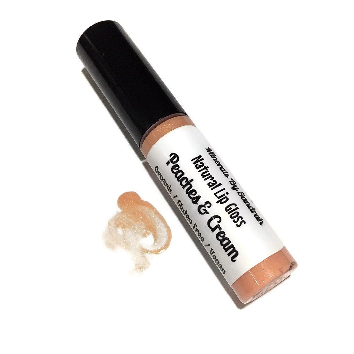 Organic Lip Gloss - Peaches &amp; Cream