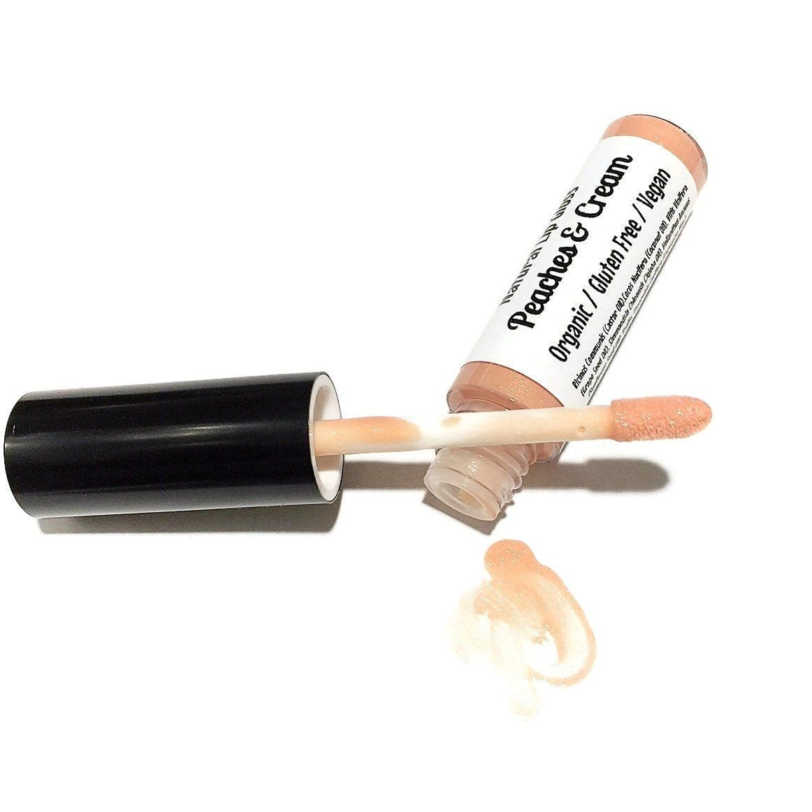 Organic Lip Gloss - Peaches &amp; Cream