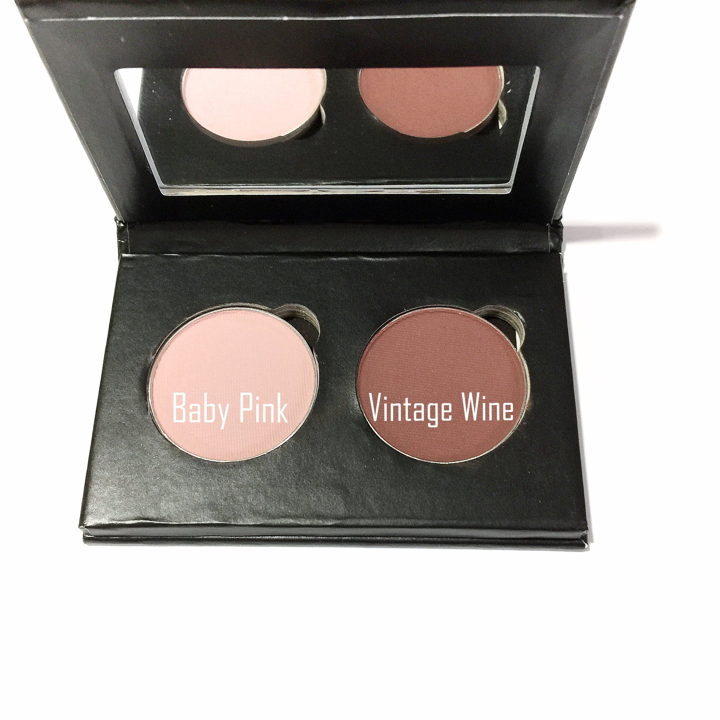 Pressed Eye Shadow Duo - Pink Wine