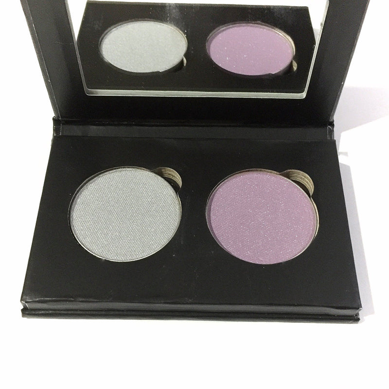 Pressed Eye Shadow Duo - Silver Grape